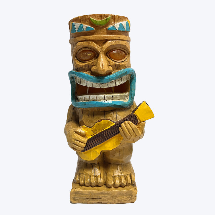 Drum Tiki Solar Light For Home And Outdoor Decor