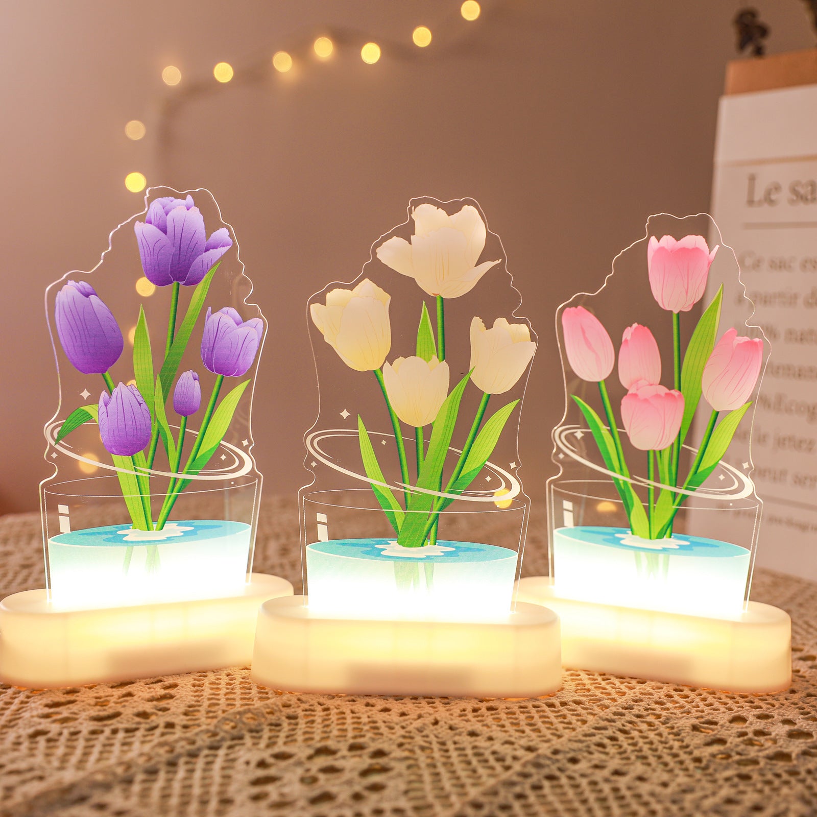 UV Color Printing Tulip Light